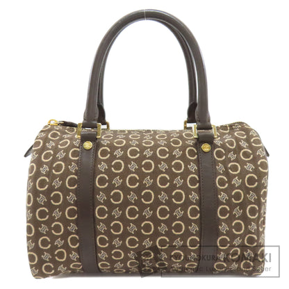 CELINE Mini Boston C Macadam Boston bag Canvas Ladies [Used]