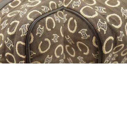 CELINE Mini Boston C Macadam Boston bag Canvas Ladies [Used]