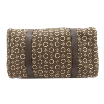 CELINE Mini Boston C Macadam Boston bag Canvas Ladies [Used]
