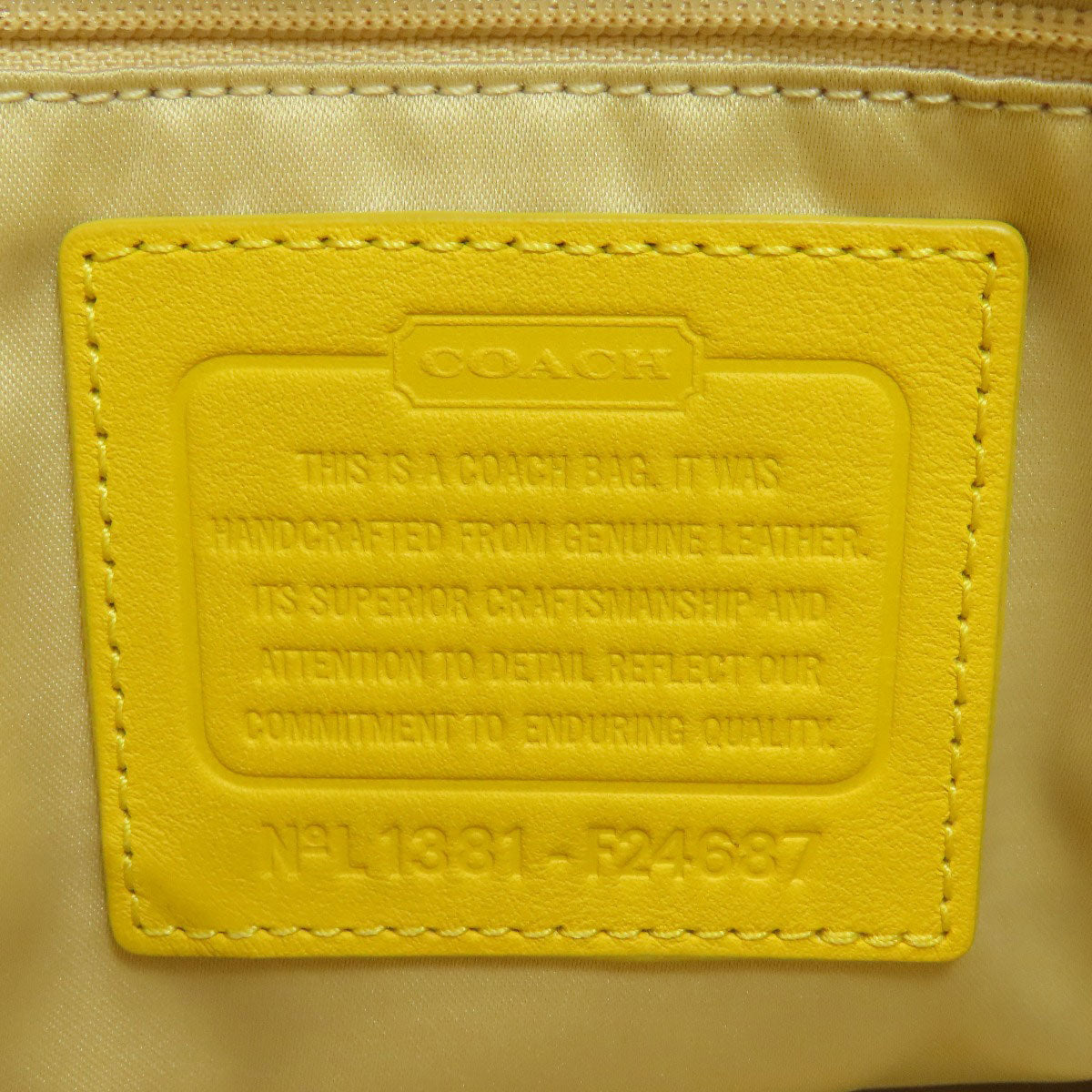 COACH F24687 Soho 2WAY Handbag Leather Ladies [Used]