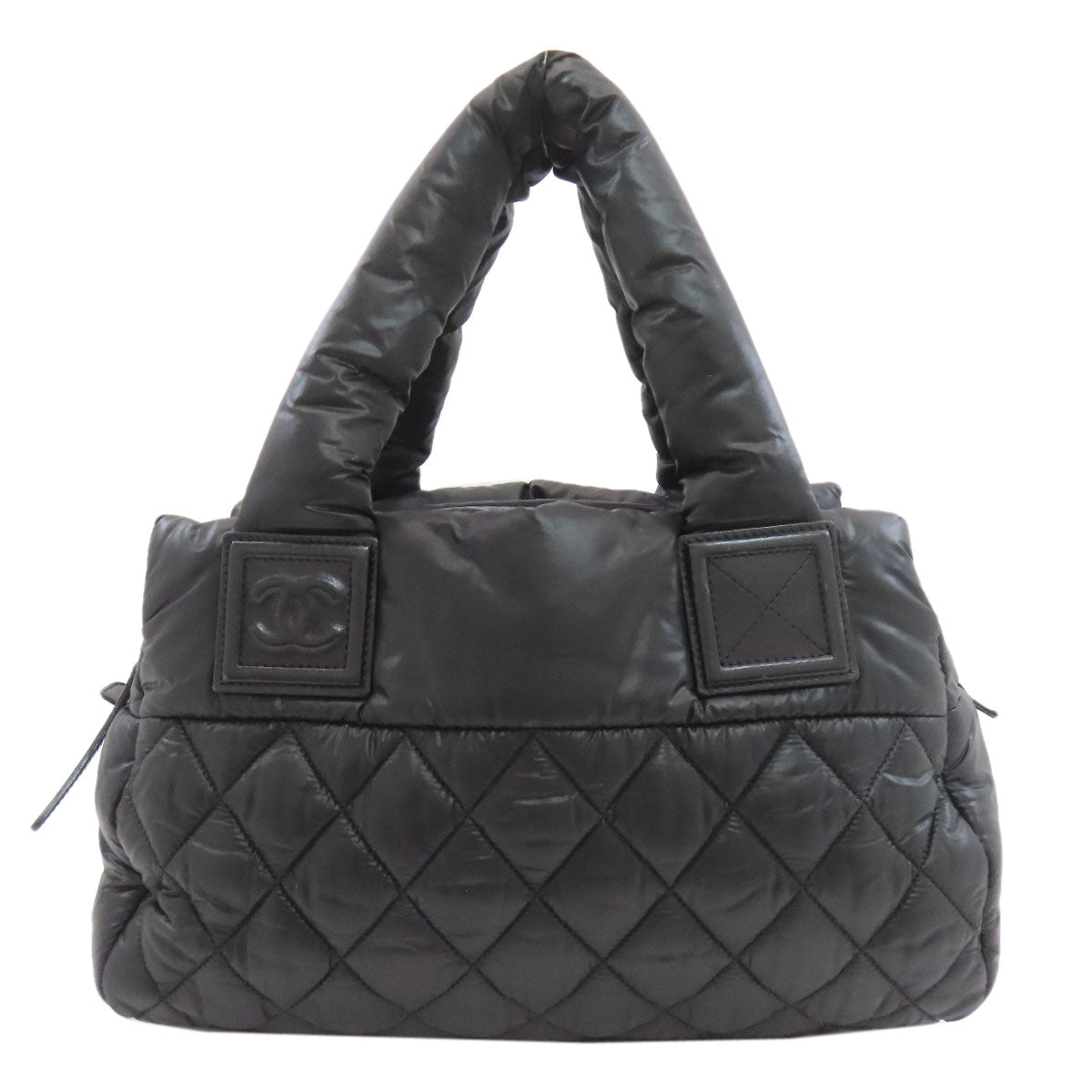 シャネル コココクーン シルバー金具 ハンドバッグ ナイロン素材 レディース 【中古】【CHANEL】