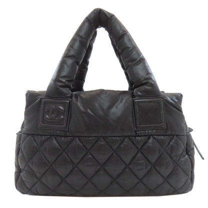 シャネル コココクーン シルバー金具 ハンドバッグ ナイロン素材 レディース 【中古】【CHANEL】