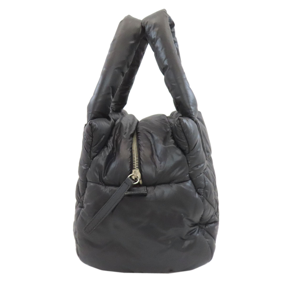 シャネル コココクーン シルバー金具 ハンドバッグ ナイロン素材 レディース 【中古】【CHANEL】