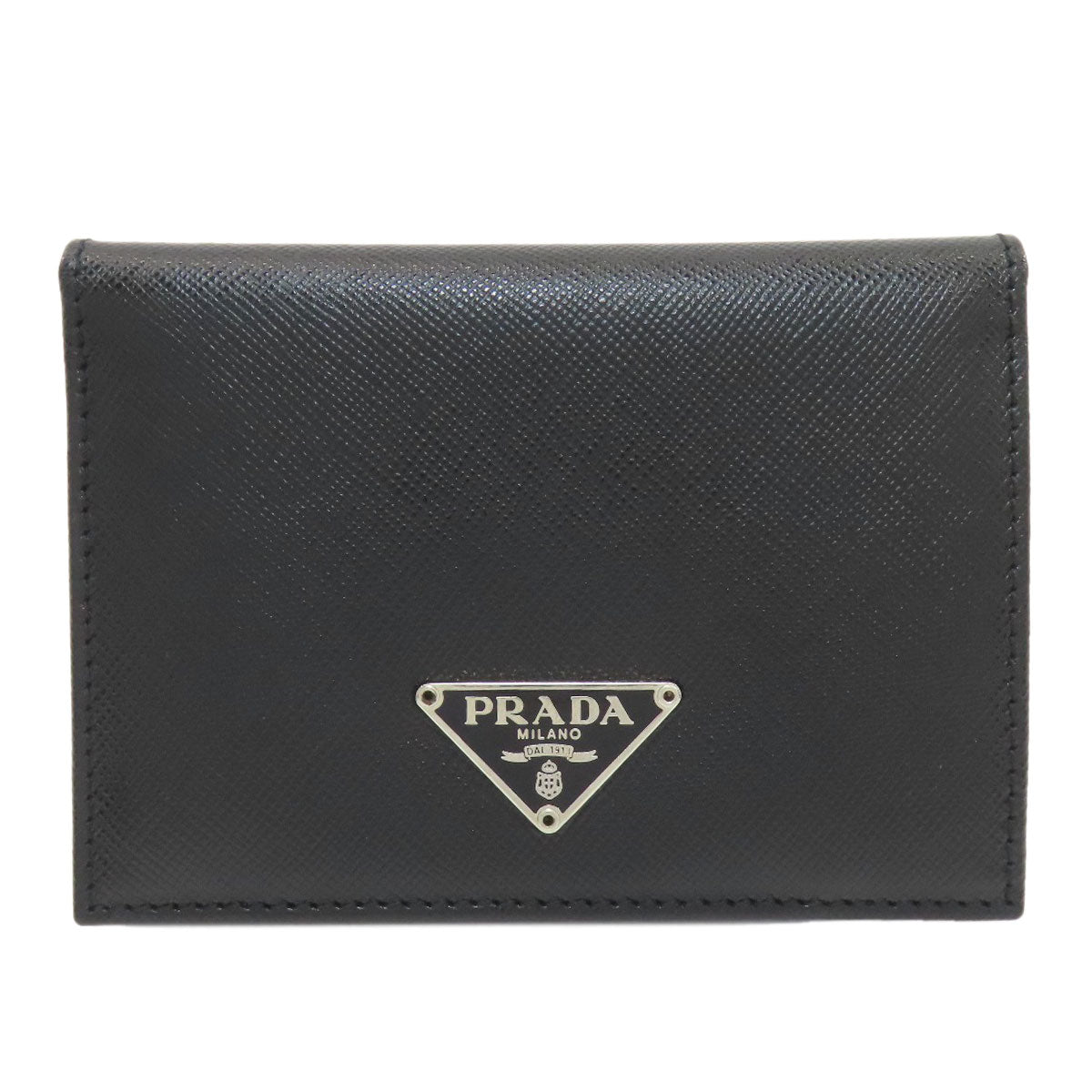 プラダ ロゴ金具 パスケース カードケース サフィアーノ レディース 【中古】【PRADA】