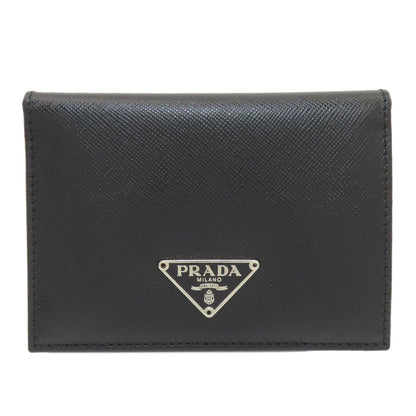 プラダ ロゴ金具 パスケース カードケース サフィアーノ レディース 【中古】【PRADA】