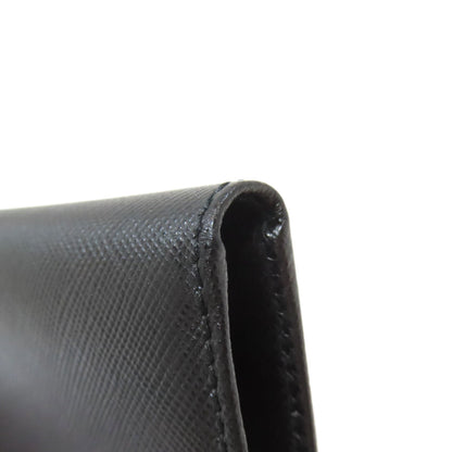 プラダ ロゴ金具 パスケース カードケース サフィアーノ レディース 【中古】【PRADA】