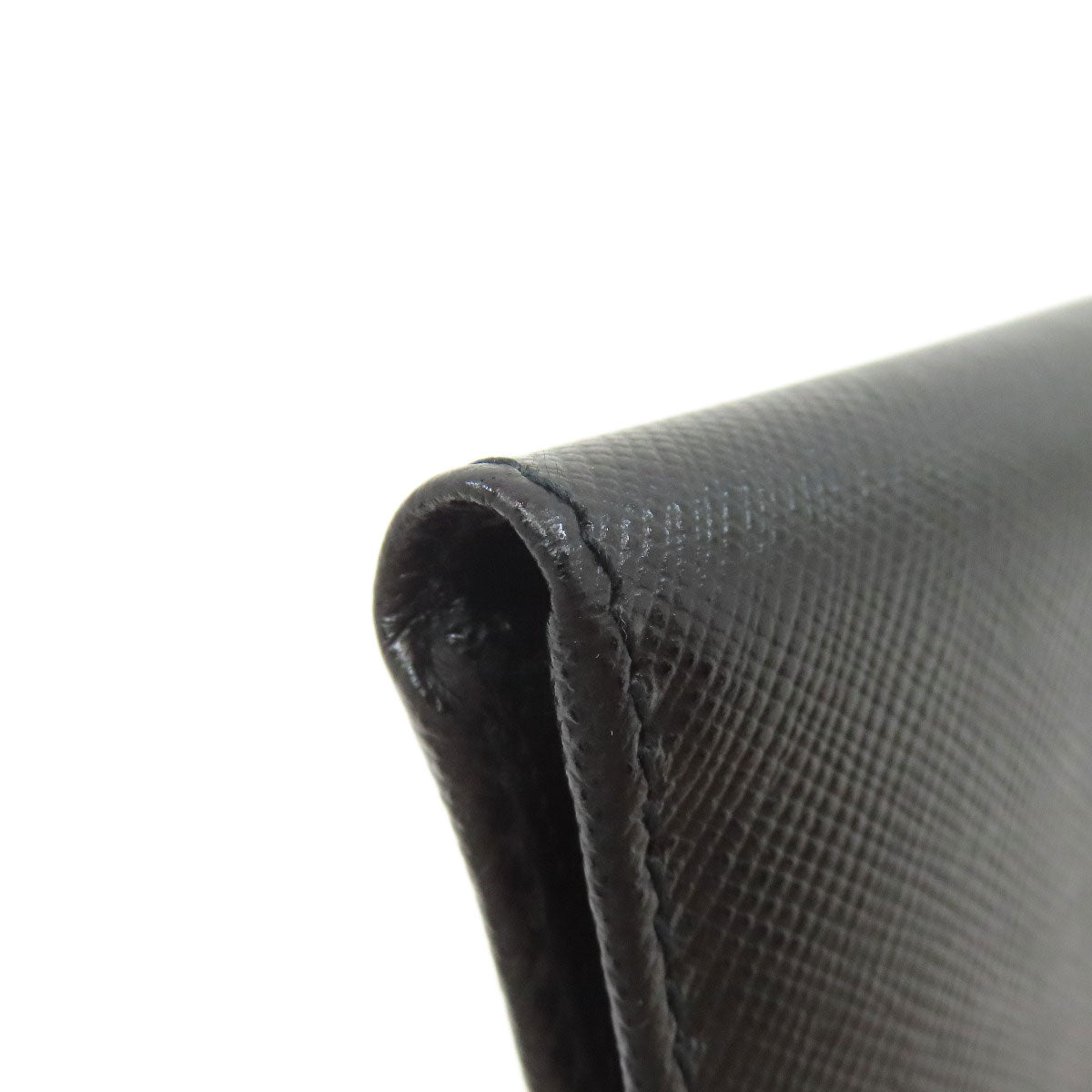 プラダ ロゴ金具 パスケース カードケース サフィアーノ レディース 【中古】【PRADA】