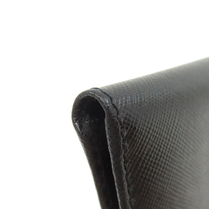 プラダ ロゴ金具 パスケース カードケース サフィアーノ レディース 【中古】【PRADA】