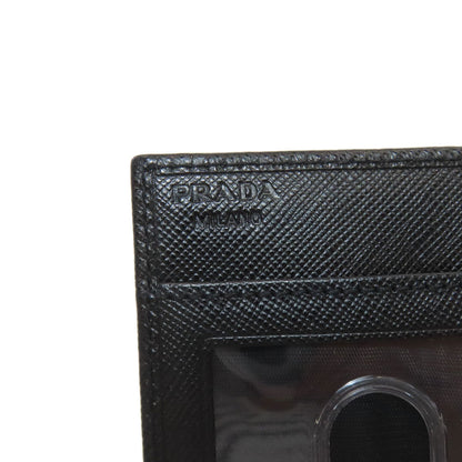 プラダ ロゴ金具 パスケース カードケース サフィアーノ レディース 【中古】【PRADA】