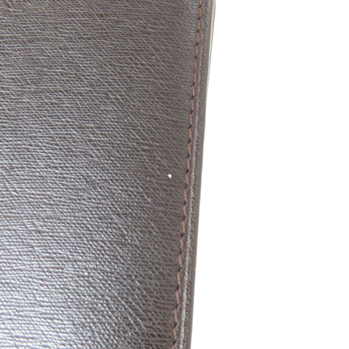Dunhill Sidecar Gunmetal Card Case Leather mens [Used]