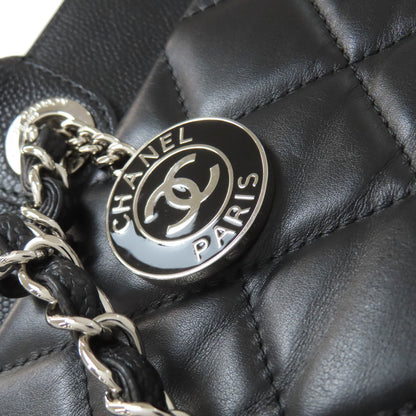 CHANEL Matelasse SilverHardware 2WAY Tote Bag Calf Ladies [Used]