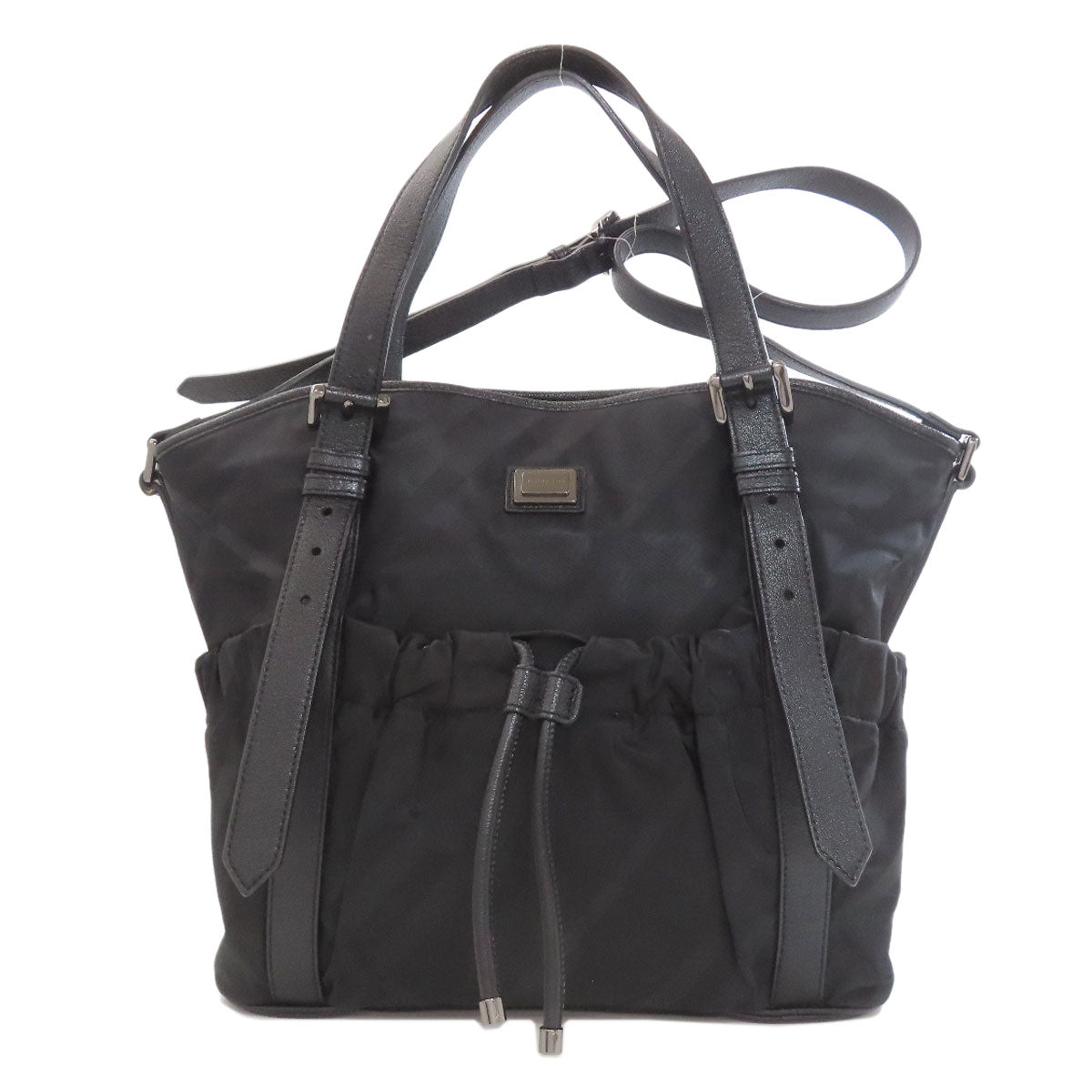 BURBERRY Checkpattern 2WAY Tote Bag Nylon Ladies [Used]