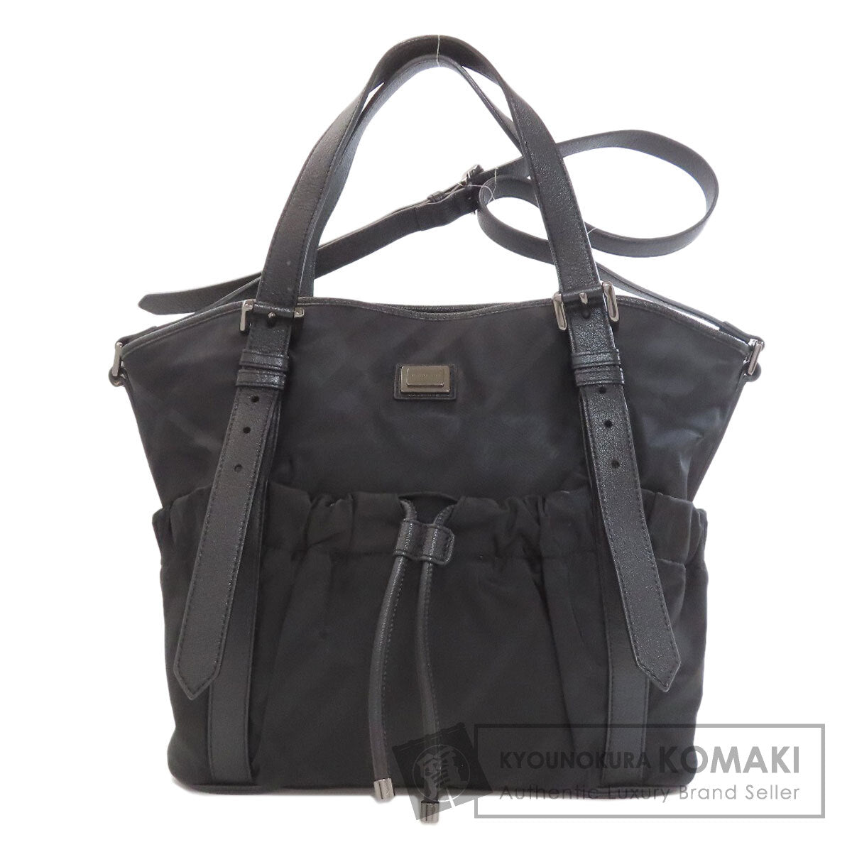BURBERRY Checkpattern 2WAY Tote Bag Nylon Ladies [Used]
