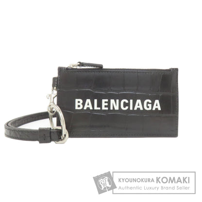 BALENCIAGA 594848 coin purse Card Case Leather Ladies [Used]