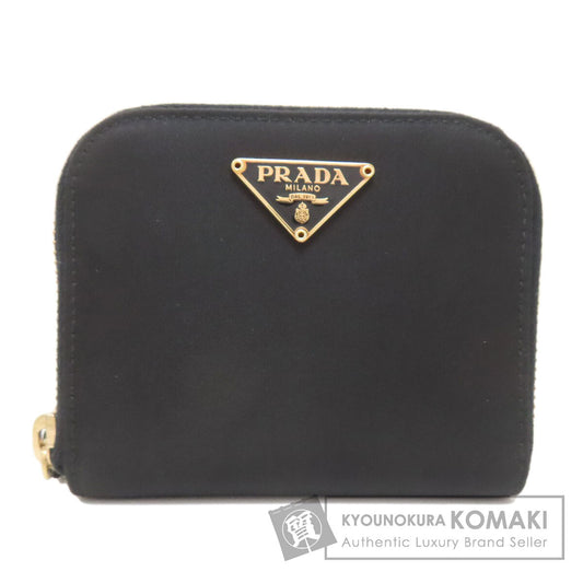 PRADA 1M0843 Logo Hardware coin purse Nylon Ladies [Used]