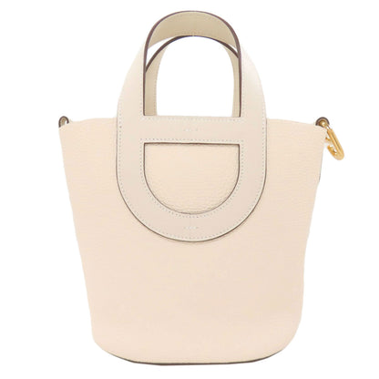 HERMES In the Loop 18 Nata GoldHardware Handbag Taurillon Clemence Ladies [Used]