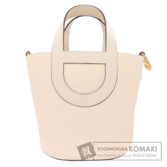 HERMES In the Loop 18 Nata GoldHardware Handbag Taurillon Clemence Ladies [Used]