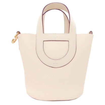 HERMES In the Loop 18 Nata GoldHardware Handbag Taurillon Clemence Ladies [Used]