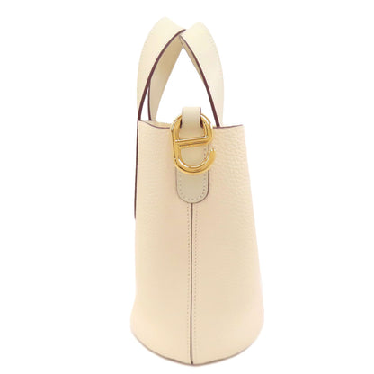 HERMES In the Loop 18 Nata GoldHardware Handbag Taurillon Clemence Ladies [Used]