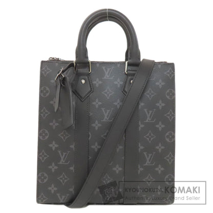 LOUIS VUITTON M46456 Sac Plat Cloth Handbag Monogram Eclipse mens [Used]