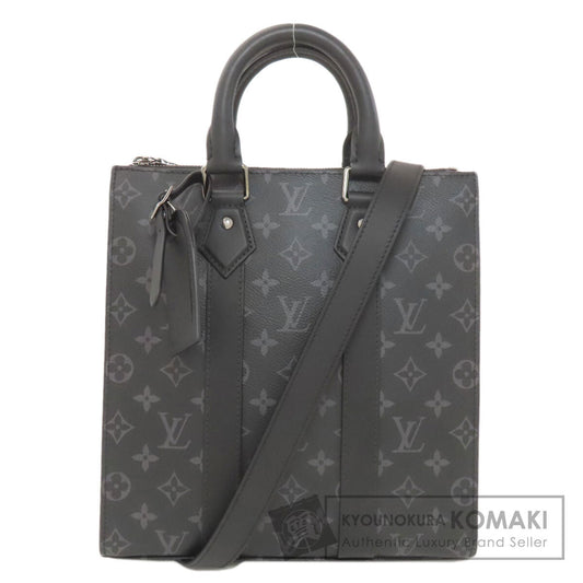 LOUIS VUITTON M46456 Sac Plat Cloth Handbag Monogram Eclipse mens [Used]