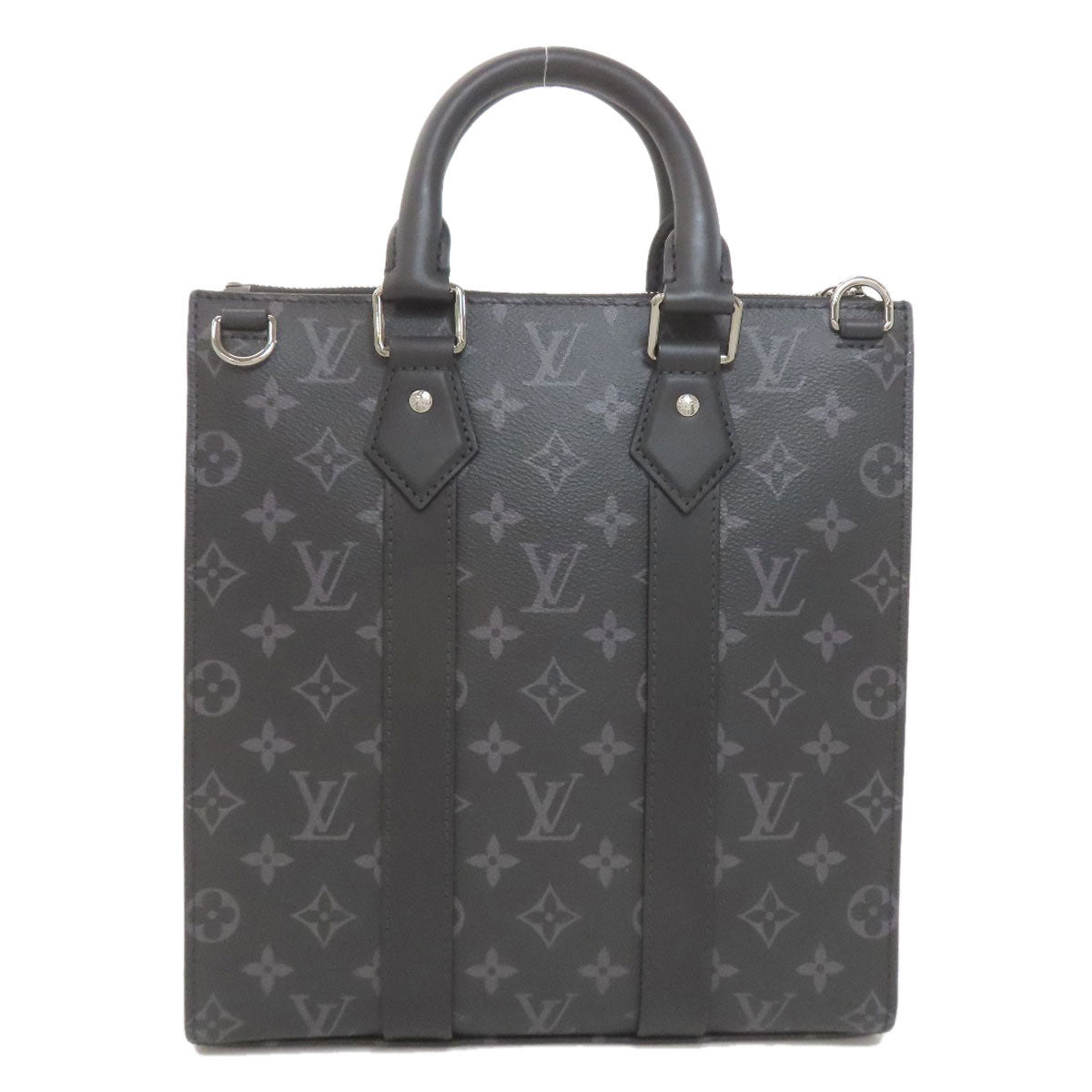 LOUIS VUITTON M46456 Sac Plat Cloth Handbag Monogram Eclipse mens [Used]