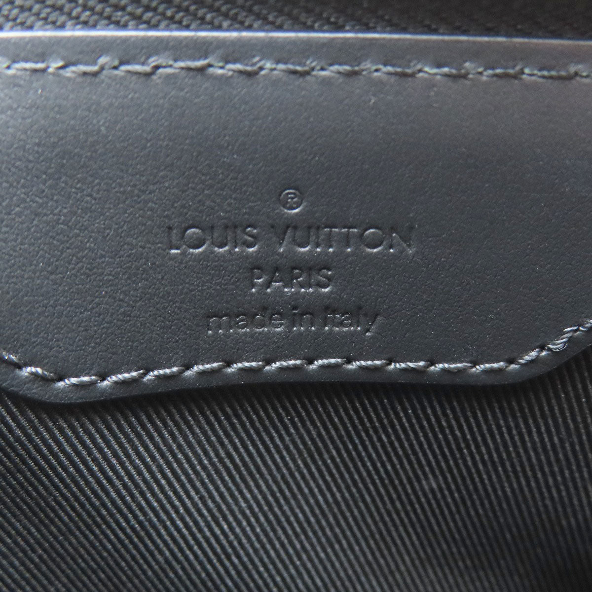 LOUIS VUITTON M46456 Sac Plat Cloth Handbag Monogram Eclipse mens [Used]