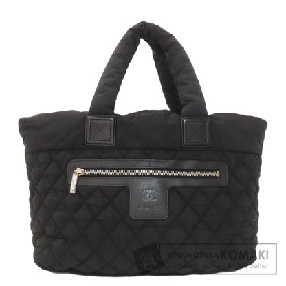 シャネル コココクーン シルバー金具 トートバッグ ナイロン素材 レディース 【中古】【CHANEL】