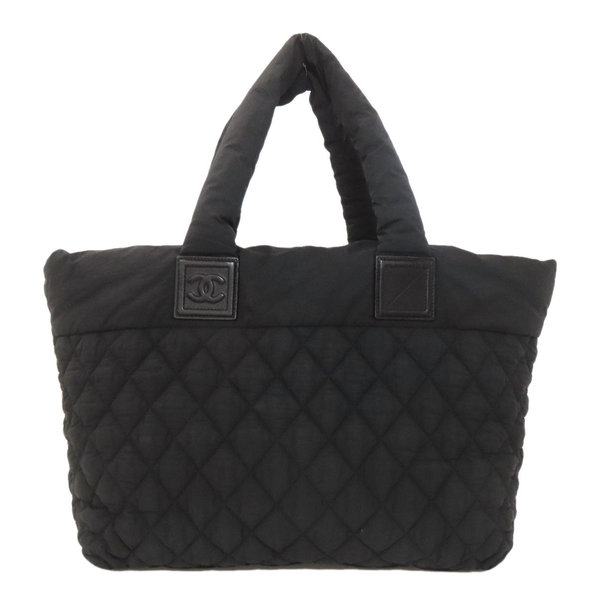 シャネル コココクーン シルバー金具 トートバッグ ナイロン素材 レディース 【中古】【CHANEL】