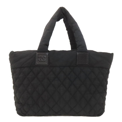 シャネル コココクーン シルバー金具 トートバッグ ナイロン素材 レディース 【中古】【CHANEL】