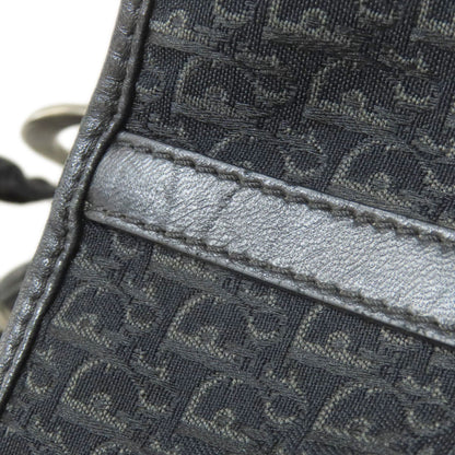CHRISTIAN DIOR Trotter pattern Tote Bag Canvas Ladies [Used]