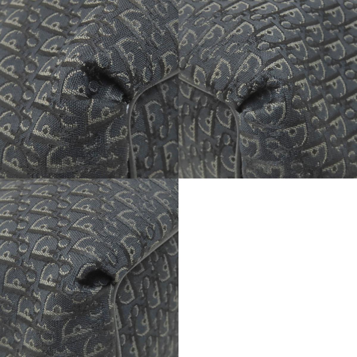 CHRISTIAN DIOR Trotter pattern Tote Bag Canvas Ladies [Used]