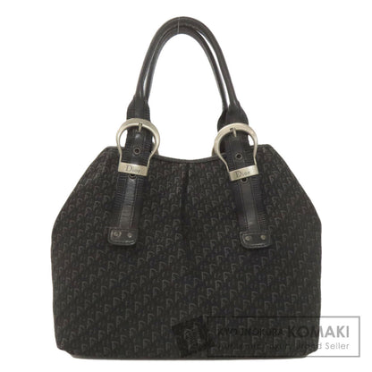 CHRISTIAN DIOR Trotter pattern Tote Bag Canvas Ladies [Used]