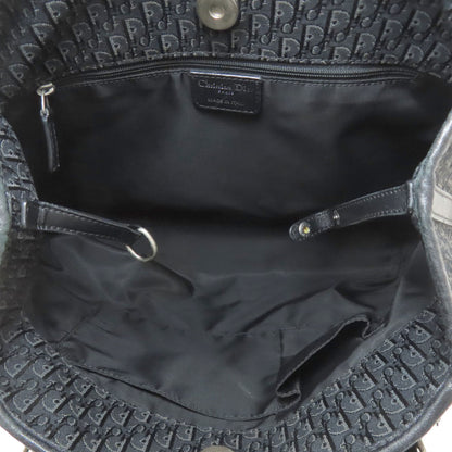 CHRISTIAN DIOR Trotter pattern Tote Bag Canvas Ladies [Used]
