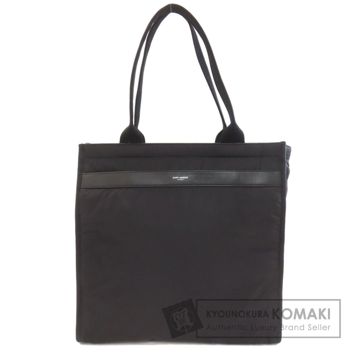 SAINT LAURENT logo Tote Bag Nylon Ladies [Used]