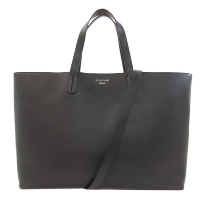 BVLGARI 2WAY Tote Bag Calf Ladies [Used]