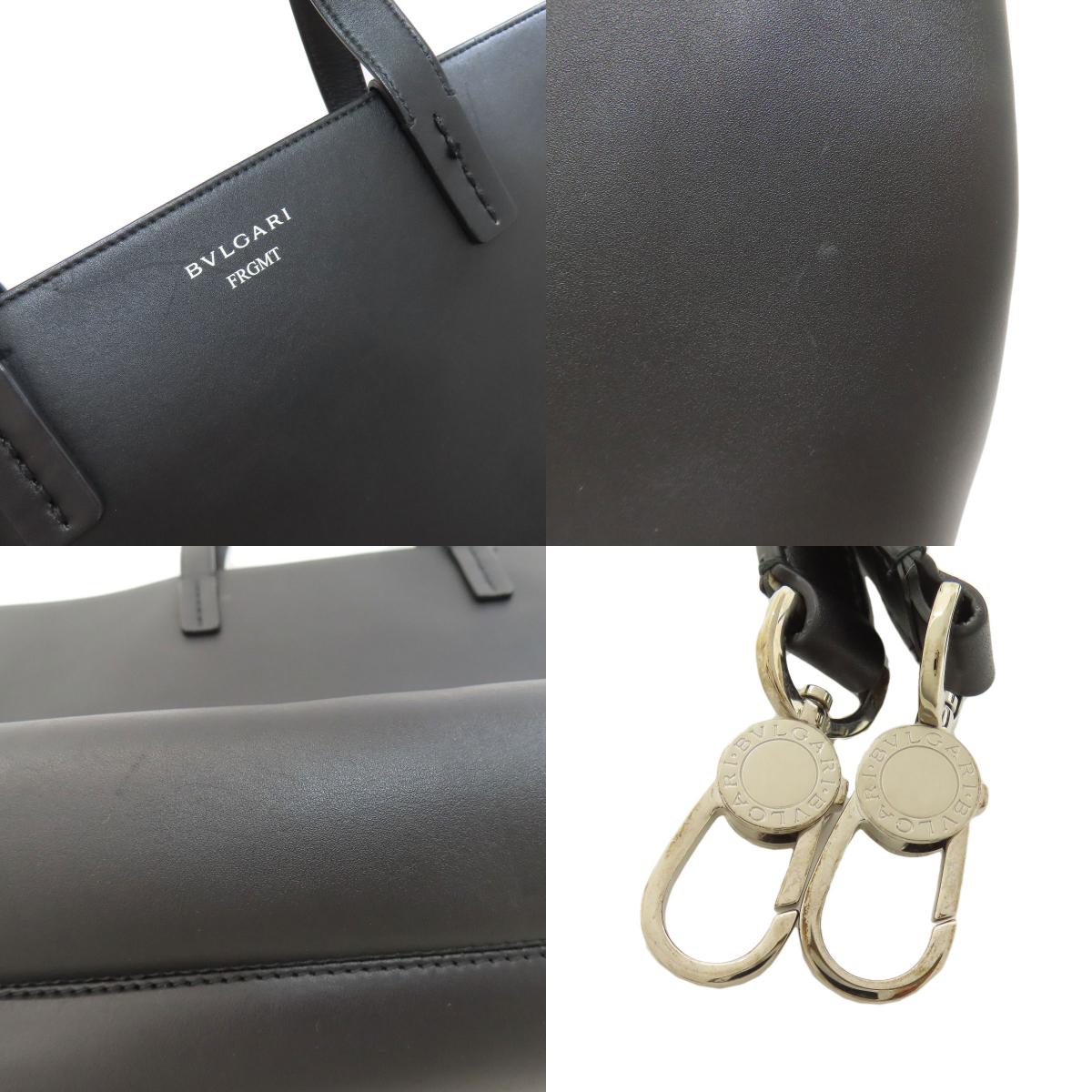 BVLGARI 2WAY Tote Bag Calf Ladies [Used]