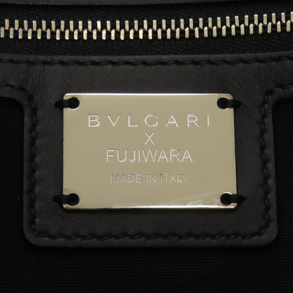 BVLGARI 2WAY Tote Bag Calf Ladies [Used]