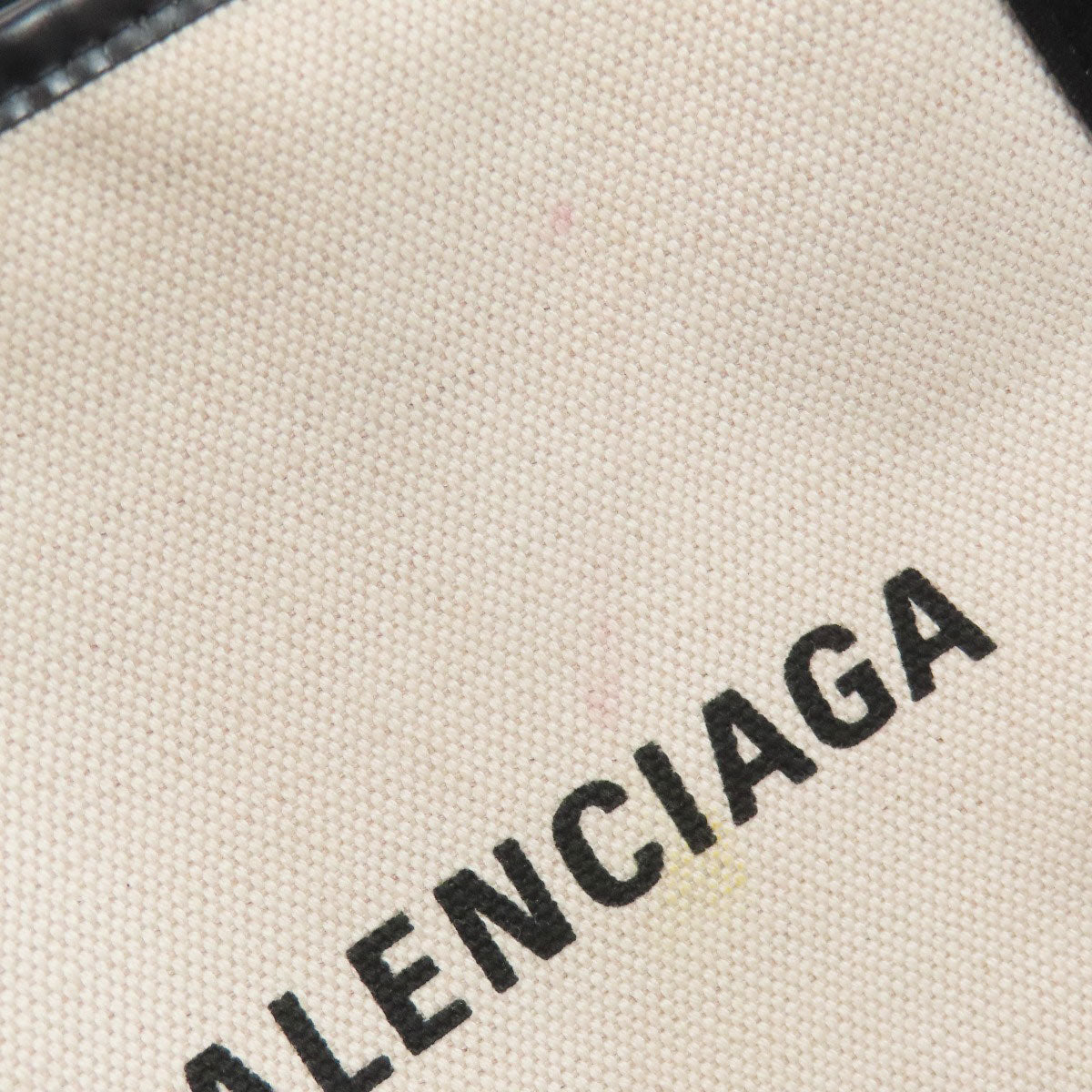 BALENCIAGA 339933 NAVY CABAS Tote Bag Canvas Ladies [Used]
