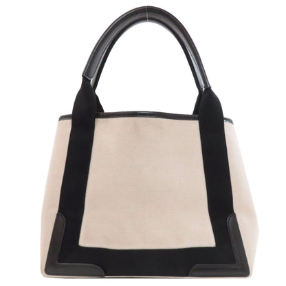 BALENCIAGA 339933 NAVY CABAS Tote Bag Canvas Ladies [Used]