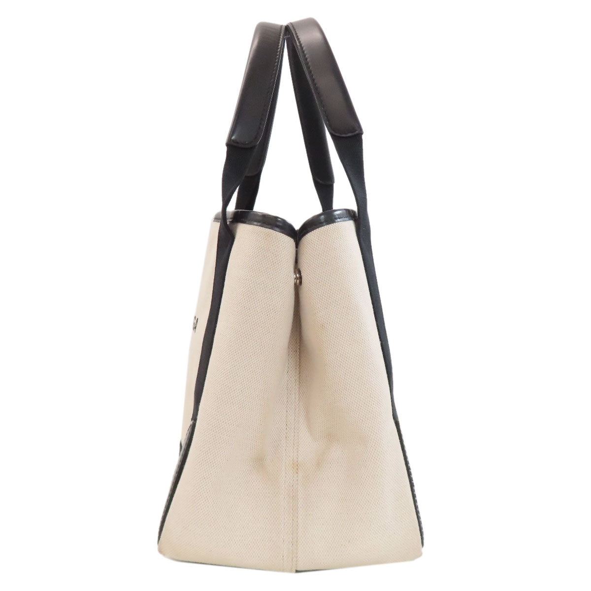 BALENCIAGA 339933 NAVY CABAS Tote Bag Canvas Ladies [Used]