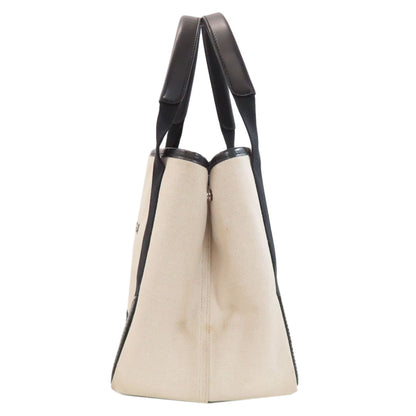 BALENCIAGA 339933 NAVY CABAS Tote Bag Canvas Ladies [Used]