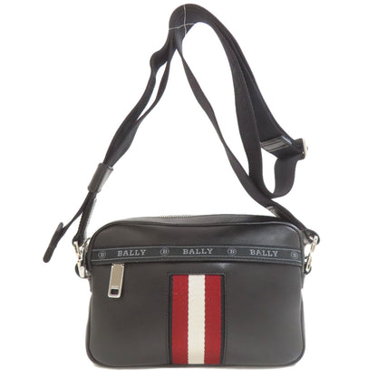 BALLY logo Shoulder Bag Leather Ladies [Used]