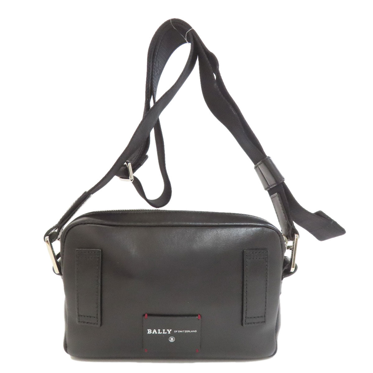 BALLY logo Shoulder Bag Leather Ladies [Used]