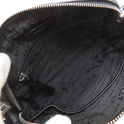 BALLY logo Shoulder Bag Leather Ladies [Used]
