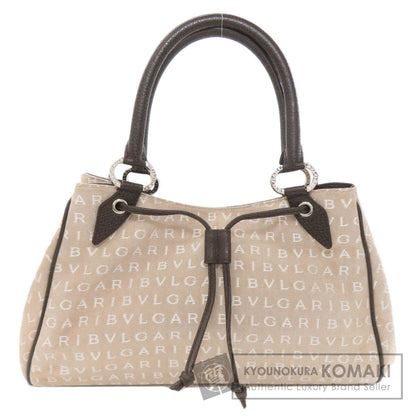 ブルガリ ロゴマニア ハンドバッグ キャンバス レディース 【中古】【BVLGARI】