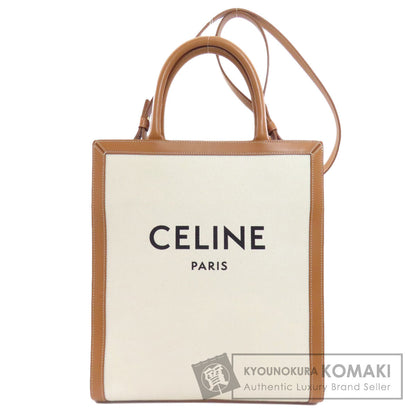 セリーヌ バーティカルカバ 2WAY ハンドバッグ キャンバス レディース 【中古】【CELINE】