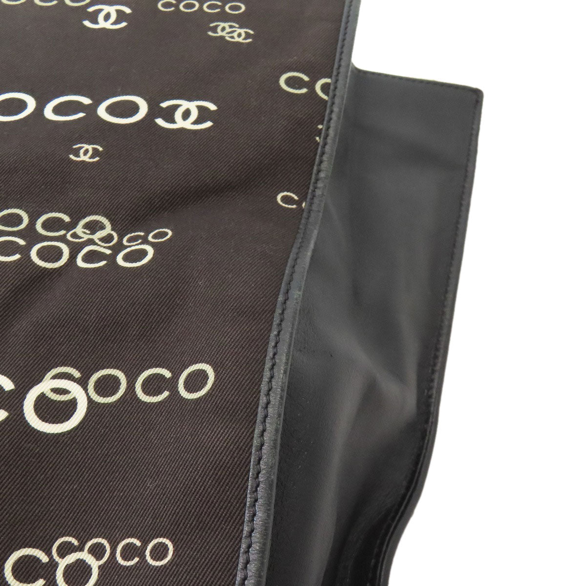 シャネル COCOプリント ゴールド金具 トートバッグ キャンバス レディース 【中古】【CHANEL】
