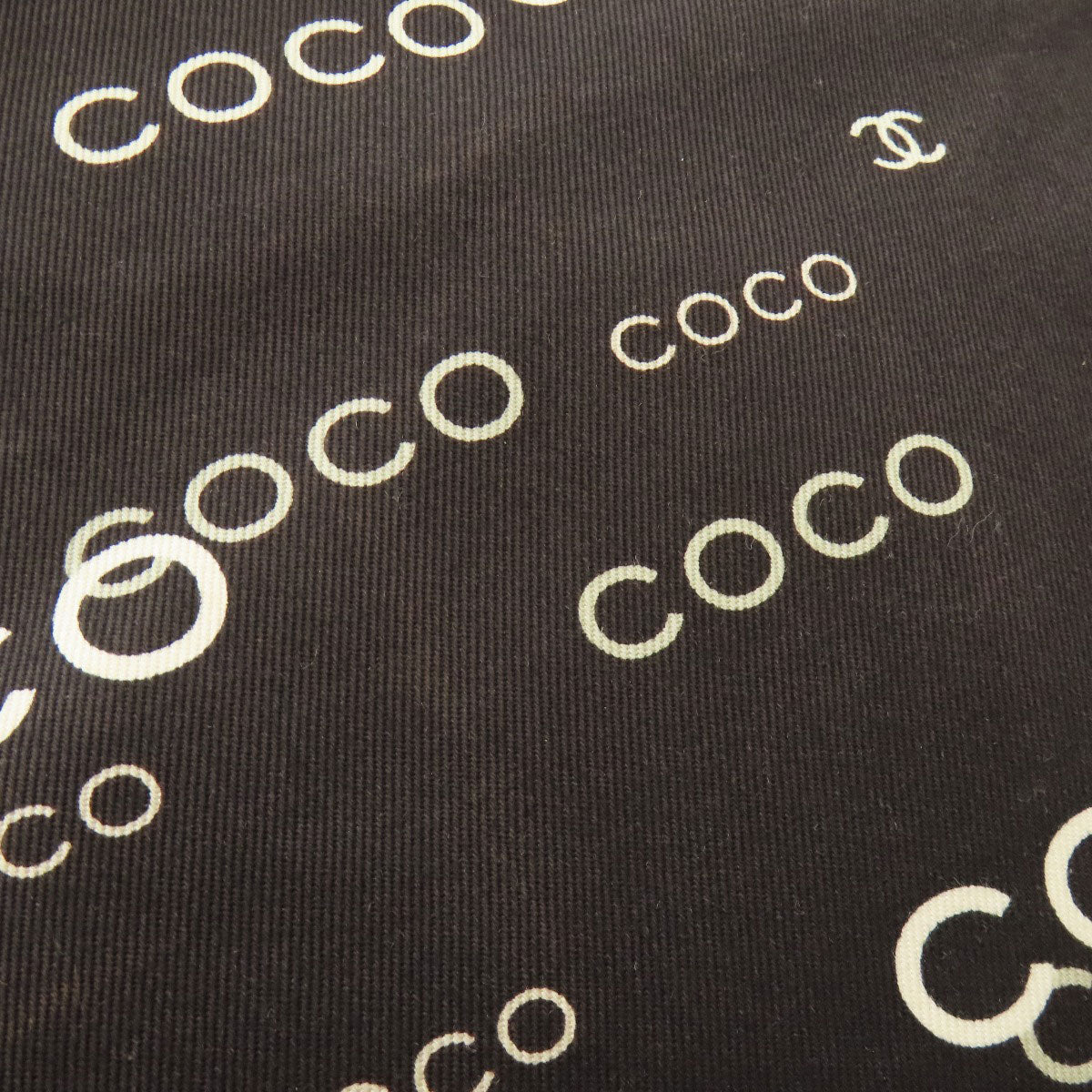 シャネル COCOプリント ゴールド金具 トートバッグ キャンバス レディース 【中古】【CHANEL】