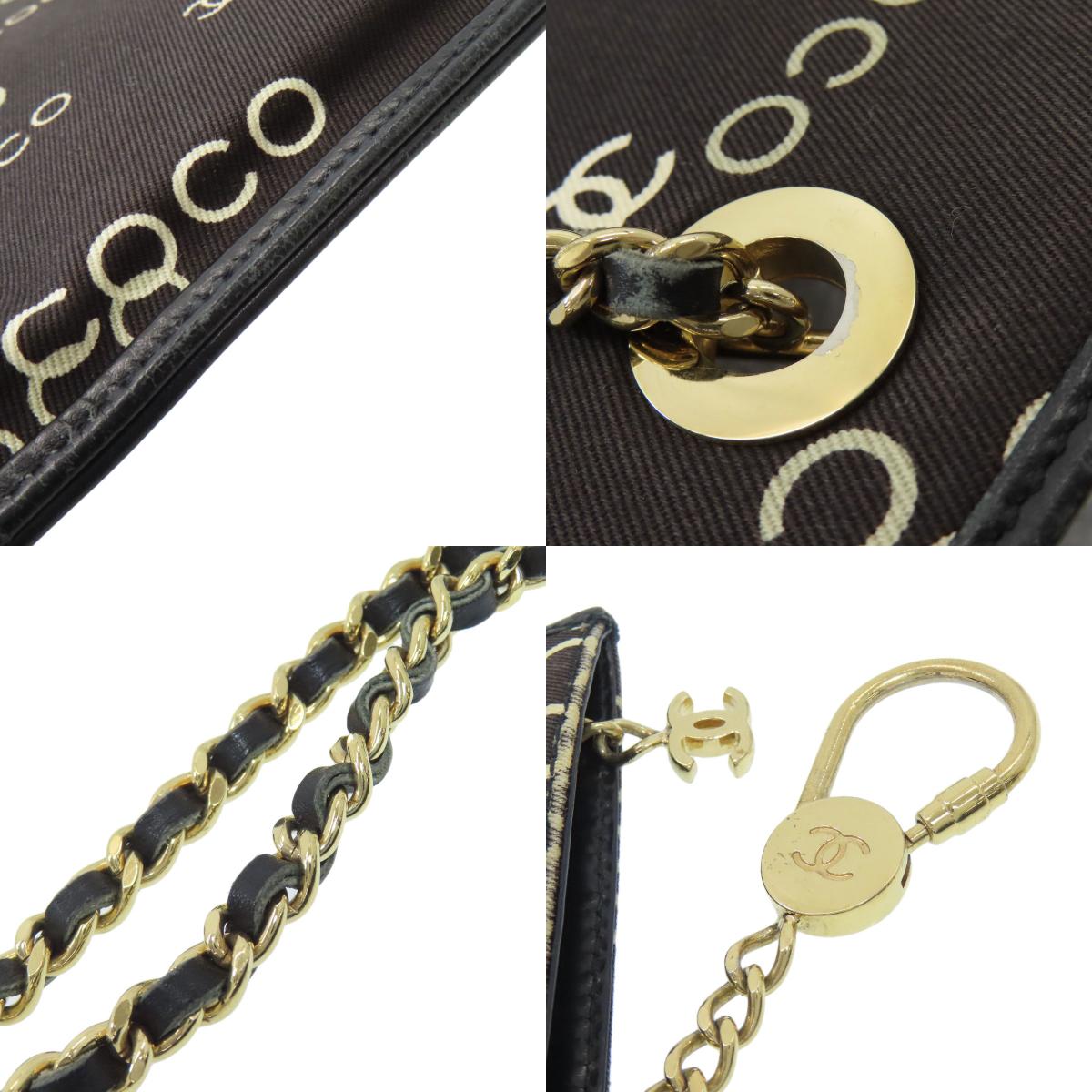 シャネル COCOプリント ゴールド金具 トートバッグ キャンバス レディース 【中古】【CHANEL】